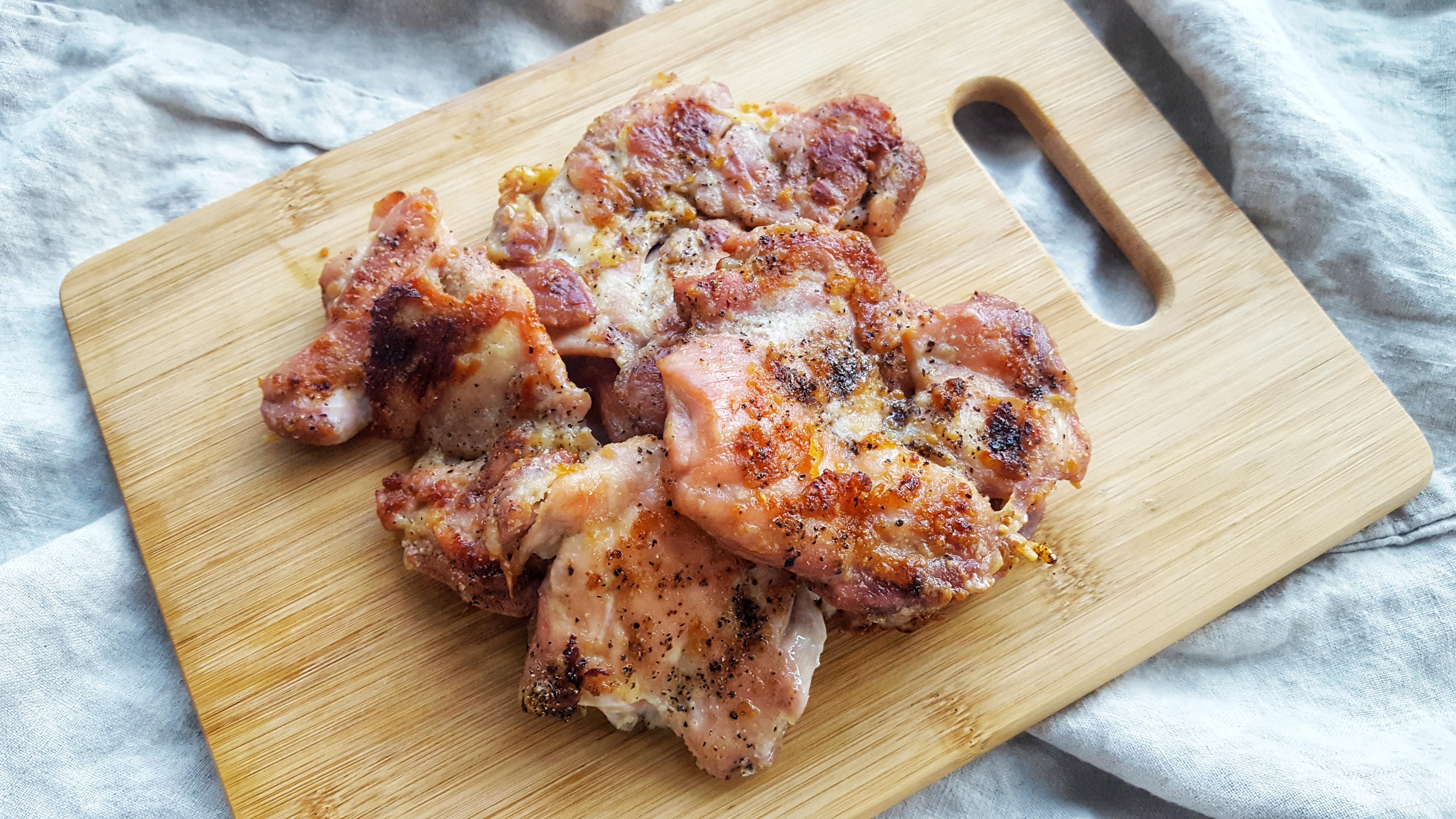 Crispy Baked Chicken Thighs Healthy Kitchen Happy Life
